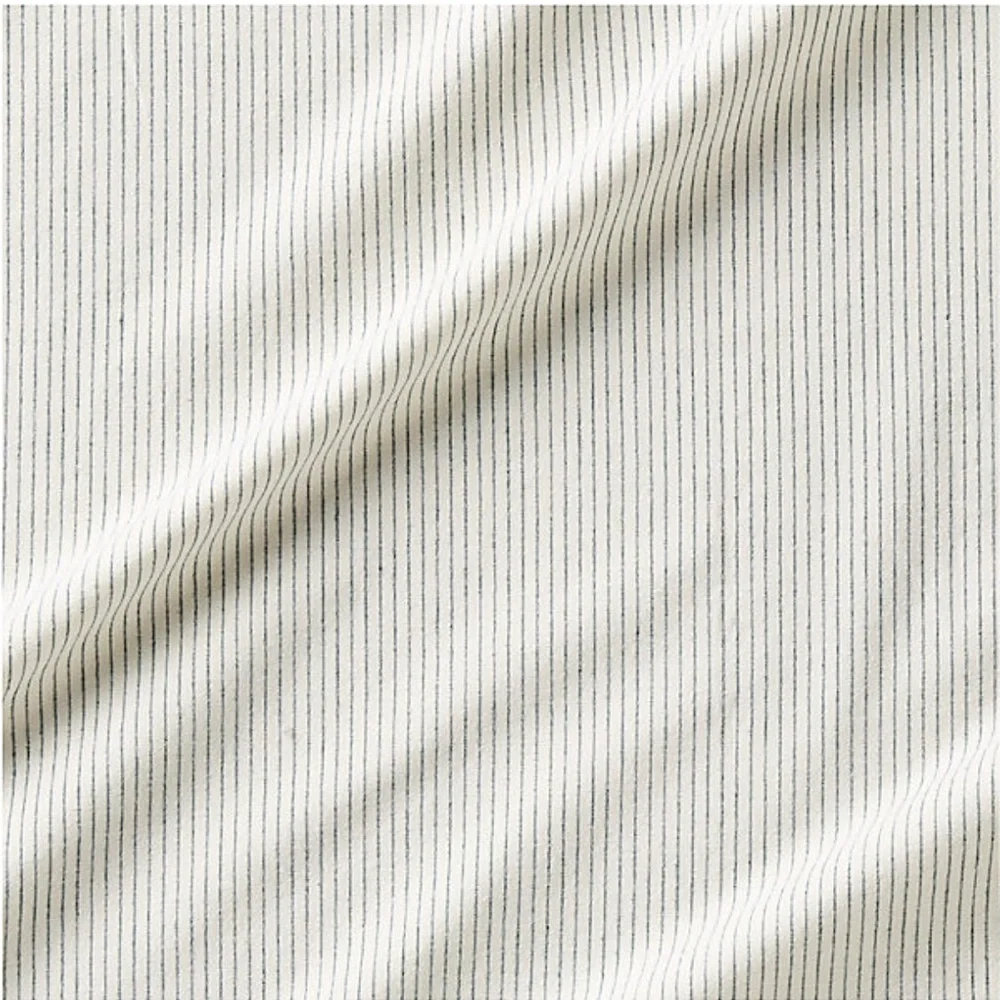 New! Crate&Barrel Cozysoft Organic Flannel Spruce Green Stripe Bed Sheet Set